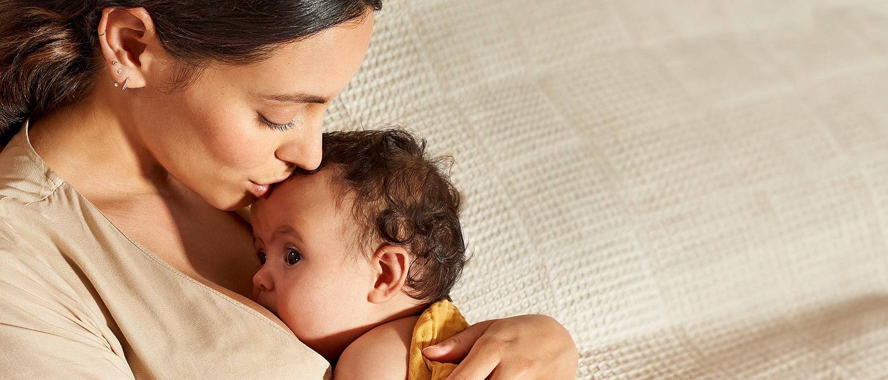 Mother with baby