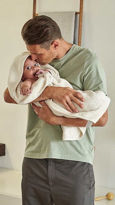 Padre con bambino