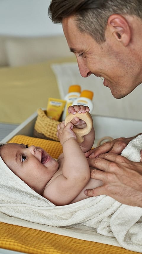 Padre con bambino