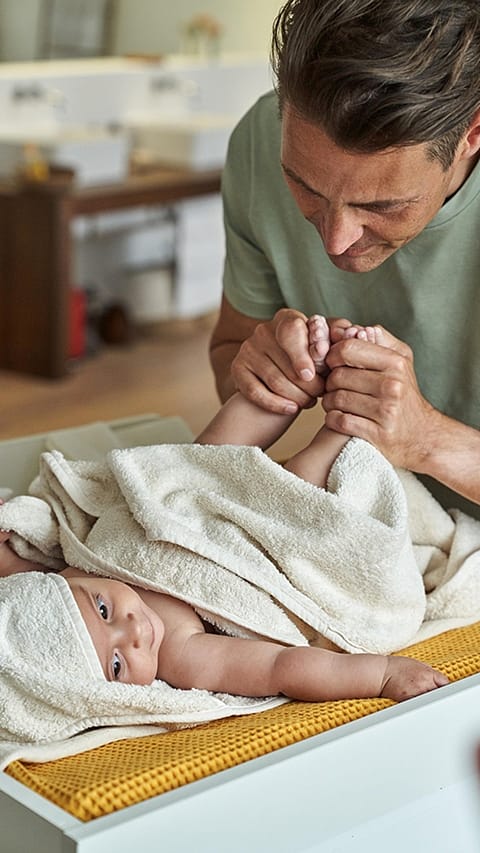 Padre con bambino