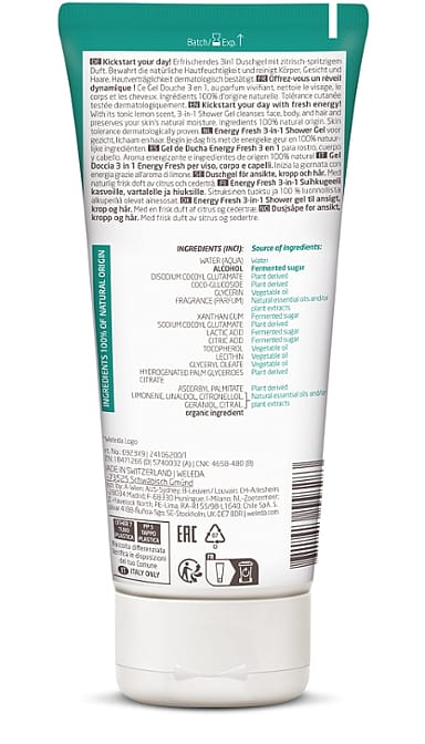For Men Gel Doccia 3-in-1 Energy Fresh
