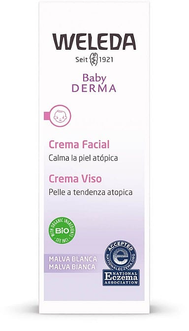 Baby Derma Crema Viso Malva Bianca