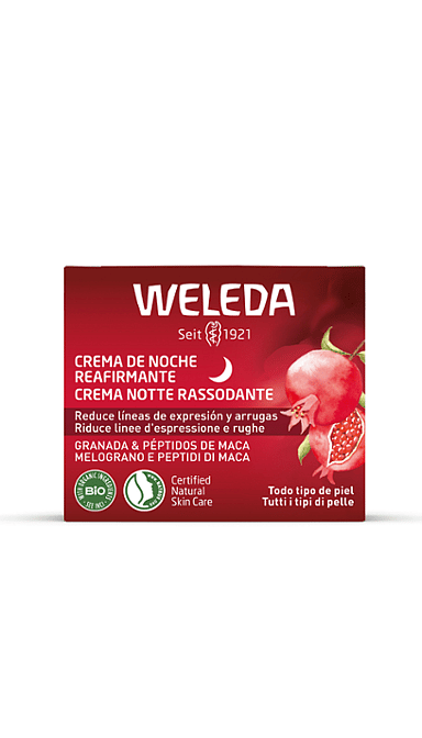Crema Notte Rassodante Melograno & Peptidi di Maca