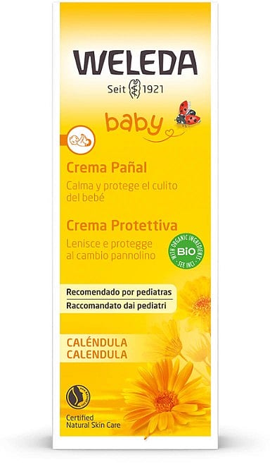 Weleda Crema Protettiva Calendula Per Cambio Pannolino - Con Ossido Di Zinco, 75ml - Lenitiva E Naturale - Foto 7