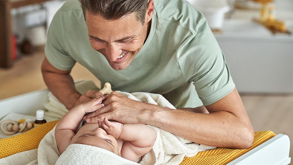 Padre con bambino